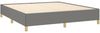 Boxspringbett mit Matratze Stoff Dunkelgrau 160x200 cm, Härtegrad: H2 [3128614] Bild 4