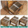 YITAHOME Mobiler Aktenschrank mit Rädern, Rollcontainer mit Schubladen, Bürocontainer Schubladenschrank Rollschrank Rollwagen, Schubladenkommode für Zuhause Büro, 45.7 * 36 * 76.2CM (Vintagebraun) Bild 4
