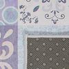 Teppich mehrfarbig Mosaik-Muster 140x200 cm INKAYA Bild 4