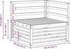 vidaXL Outdoor Ecksofa Massivholz Akazie Natur 83 x 83 x 73 cm 900567 Bild 3