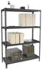 Simonrack Schwerlastregal, Lagerregal, 150 x 80 x 50 cm, Metallregal, Kellerregal, Biegestelle 180 kg, 4 Fachböden, Antracite - Simonclick Bild 2