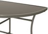Wandtisch Palermo halbrund, Metall + Glas schwarz Bild 5