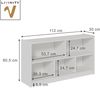 Kinderregal Conny Weiß 112 x 60.5 cm Vicco Bild 3