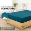 Utopia Bedding - Spannbettlaken 180x200 cm - Denim Blau - Gebürstete Polyester-Mikrofaser Spannbetttuch - 35 cm Tiefe Tasche Bild 4