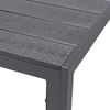 Gartentisch Aluminium Kunststoffholz anthrazit / grau 160 x 90 x 74 cm Bild 5