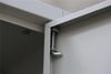 Stahl-Aktenschrank Metallschrank abschließbar Werkzeugschrank Lichtgrau/Rot 1950 x 925 x 422 mm 530344 Bild 5