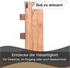 DESIGN DELIGHTS Wandregal WANDREGAL "DAYA", Massivholz, 65 cm, Holzregal mit Ablage Bild 5