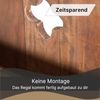 DESIGN DELIGHTS Wandregal WANDREGAL "DAYA", Massivholz, 65 cm, Holzregal mit Ablage Bild 4