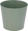 4 Stk. Blumentopf Pflanzgefäß Balkontopf Pflanztopf verzinkt Ø13xH12cm Bild 2