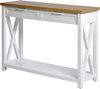 Jahnke Chalet Console SK Konsole, Engineered Wood, Montana Eiche Nb./Weiss, One Size Bild 4