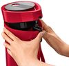 Emsa 515708 Ponza Pump-Isolierkanne, Thermosflasche, 1,9l Füllvolumen,rot, 17x16. 5x39 cm & N41701 Motiva Isolierkanne | 1 Liter | Quick-Press-Verschluss | 12h heiß, 24h kalt Anthrazit Bild 3
