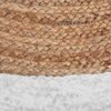 Atmosphera Créateur d'intérieur Teppich Jute-Teppich, rund, Ø 120 cm, mit weißem Rand, rund Bild 5
