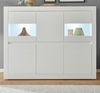 Highboard Derby in weiß matt und Eiche 165 x 132 cm Bild 2