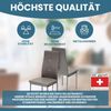 Albatros Esszimmerstühle DIAMOND 4er Set, Grau - Edler Diamant-Look, Polsterstuhl, Kunstleder-Bezug, Modernes Stilvolles Design am Esstisch - Küchenstuhl, Stuhl Esszimmer hoher Belastbarkeit Bild 5
