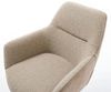 Drehstuhl Pejo-Flex Materialmix Schlamm Kreuzgestell breit Effektfinish Titan 360° drehbar Wippfunktion Taschenfederkern Bild 5