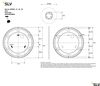 SLV Leuchte 1003040 PANEL 60 DALI Indoor LED Deckenaufbauleuchten rund weiß 3000K Bild 3
