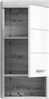 Wandhängeschrank >Lambada< in sonoma eiche hell/weiß - 37x79x24cm (BxHxT) Bild 3