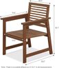 Furinno Tioman Outdoor Stuhl-Set, 56,39 x 57,4 x 81,53 cm Bild 3