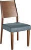 Esszimmerstuhl 2er Set ELMIRA Holz Grau Bild 4