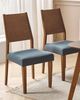 Esszimmerstuhl 2er Set ELMIRA Holz Grau Bild 2