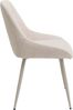 Kare Design Stuhl Rubina, Greige, Creme, elegant, 48 cm Sitzhöhe, Esszimmerstuhl, Polsterstuhl, Wohnzimmer, 88 x 49 x 59 cm (H/B/T) Bild 5
