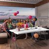 COSTWAY Klapptisch Campingtisch Falttisch Gartentisch Koffertisch Biertisch Esstisch Balkontisch Tisch klappbar M Bild 5
