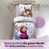 Kinderbettwäsche für Mädchen Disney Frozen Die Eiskönigin 135x200 cm 80x80 cm (2-tlg. ) Pink Mountain Rosa aus 100% Baumwolle Bild 2