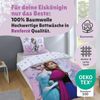 Kinderbettwäsche für Mädchen Disney Frozen Die Eiskönigin 135x200 cm 80x80 cm (2-tlg. ) Pink Mountain Rosa aus 100% Baumwolle Bild 5