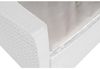 Dmora - Outdoor-Stuhl Como, Gartensitz, Outdoor-Sessel mit Rattan-Effekt, 100% Made in Italy, 59x57h85 cm, Weiß Bild 5