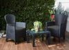 ProGarden 3-tlg. Garten-Set mit Kissen Akita Anthrazit 442181 Bild 5
