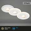 Di-Ka LED Einbauleuchte Skill 3er Set weiß Ø 8,4 cm 4,9W, warmweiß Bild 2