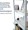 SCHULTE Regalwelt Schwerlastregal Steck-Schwerlastregal, Metall verzinkt, 1800x900x400 mm, 5 Holzböden Bild 5