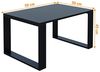 AKKE Außergewöhnlicher Couchtisch Beistelltisch für Wohnzimmer | Kaffee Tee Wohnzimmertisch Tisch | Coffee Table | Zimmer Schlafzimmer Möbel | Deko Modern Anthrazit 50 x 50 x 45 Bild 2