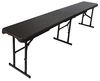 Bierbank Klappbank aus Kunstoff Grau Holzoptik 180cm klappbar Bierzeltbank Campingbank Bild 4