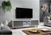 Selsey TV-Lowboard, Weiß/Grau, 140 x 40,5 x 31,3 Bild 3