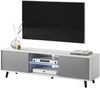 Selsey TV-Lowboard, Weiß/Grau, 140 x 40,5 x 31,3 Bild 4