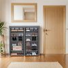 Intirilife Stoffschrank (1-St) Kleiderschrank Faltschrank Schuhschrank Campingschrank Aufbewahrung Bild 2