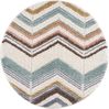 Carpet City Hochflor-Teppich Focus 3009, rund, Höhe: 20 mm, Boho-Teppich, Hochtief-Muster/ 3D-Effekt, für Wohnzimmer, Schlafzimmer Bild 2