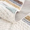 Carpet City Hochflor-Teppich Focus 3009, rund, Höhe: 20 mm, Boho-Teppich, Hochtief-Muster/ 3D-Effekt, für Wohnzimmer, Schlafzimmer Bild 5