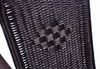 Nexos Trading Terrassenstuhl 4X Bistrostuhl Balkonstuhl Stapelstuhl Rattanstuhl– Poly-Rattan Stahlgestell –stapelbar, leicht zu reinigen–braun Bild 4