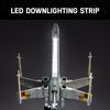 Paladone Star Wars X Wing Posable Desk Light, 15cm (5. 9") Wide Replica Ship with LED Lighting, Powered by Included USB Cable Bild 4