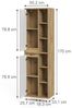 Hochschrank Viola Artisan-Eiche/Cashmere 50.2 x 170 cm Vicco Bild 3