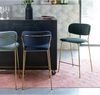 Hocker Tresenhocker JOLIEN GOLD DARK BLUE Bild 2
