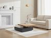 Vente-unique - Couchtisch drehbar - 1 Schublade - MDF - Anthrazit & Holzfarben - KYRIA Bild 2