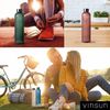 Vinsun Trinkflasche Tritan Wasserflasche 1L, Sportflasche Kohlensäure geeignet & BPA frei, Auslaufsicher, bruchsicher, geruchs- und geschmacksneutral Bild 5