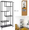HOME DECO FACTORY - HD0085 – Regal Edison Glas Rauchgrau 80 x 30 x 180 cm Bild 5