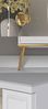 Stauraumvitrine Goldin Vitrine 92x40x152cm weiß goldfarben / Front Hochglanz Bild 5