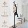 LOVE !T STORE !T – LOFT Serie – Stabiler Garderobenständer mit Haken – freistehende Garderobe aus Metall – modernes Design – 170 cm hoch – Schwarz - 676867, ø30x170 cm Bild 4