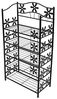 Regal Metall Bücherregal Schuhregal Standregal Genf ~ 5 Böden, Höhe 112cm Bild 1