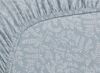 Pip Studio 96% cotton, 4% lycra, Jersey Lycra, 180 GSM Spannbettlaken Pip Leafy Blue Grey 90X200/220 80/90x200/210/220 cm Pocket depth: 30 cm 1 Spannbettlaken Blau Grau Bild 3